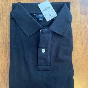 NWT JCrew Black Polo